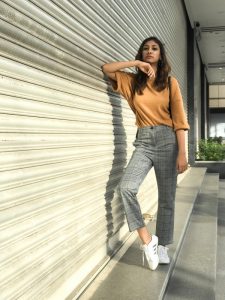 monsoon lookbook, hyderabad fashion blog, top indian fashion blogger, indian fashion instagrammers, trousers and mustard top, rainy day outfit ideas